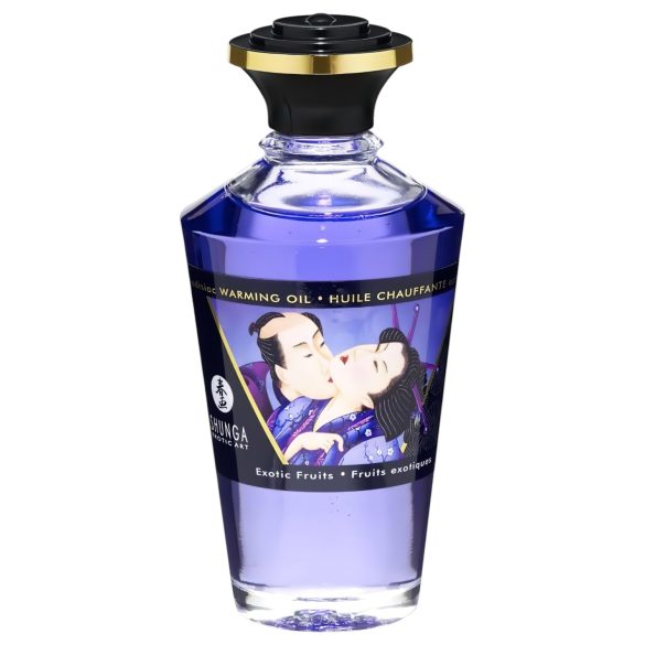 Shunga - olio massaggio riscaldante - frutti esotici - 100ml
