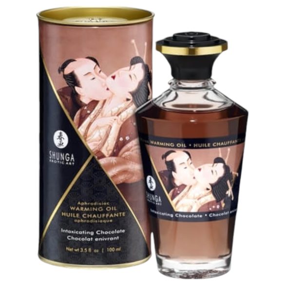 Shunga - Olio da massaggio riscaldante al cioccolato (100ml)