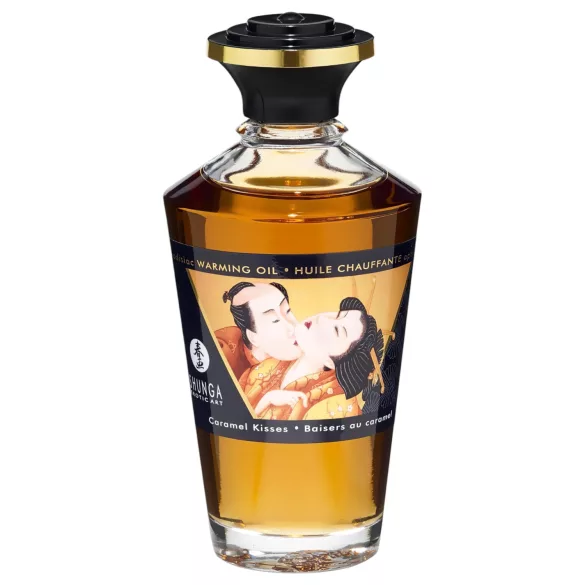 Shunga - olio da massaggio riscaldante - caramello - 100ml