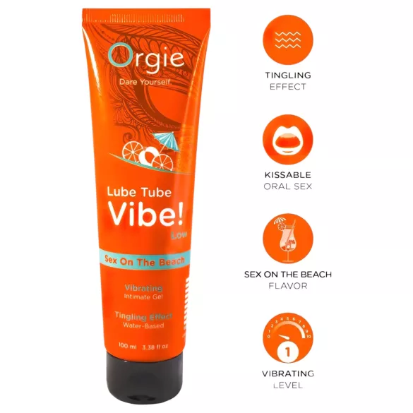 Orgie - gel intimo stimolante effetto frizzante - Sex on the Beach - 100ml
