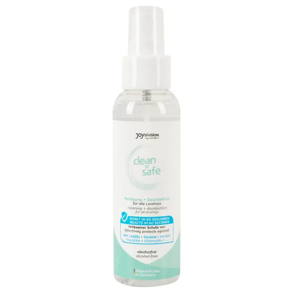 JoyDivision Clean Safe - spray disinfettante e detergente - 100ml