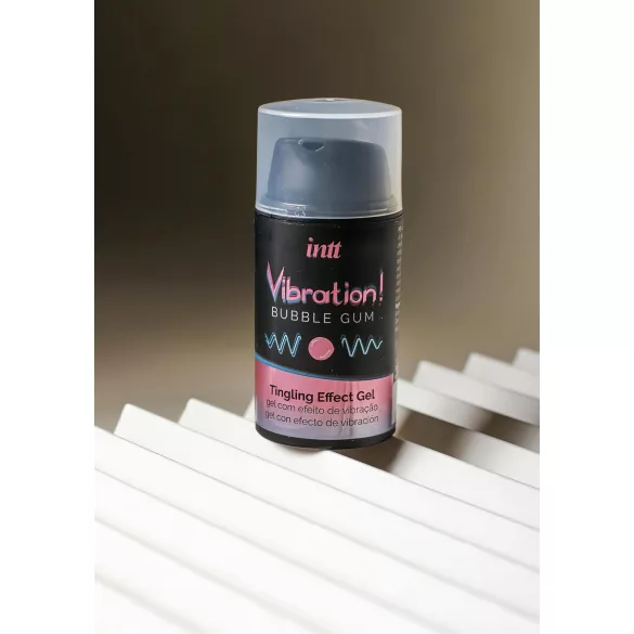 Intt - vibratore liquido stimolante - effetto vibrante - gomma da masticare