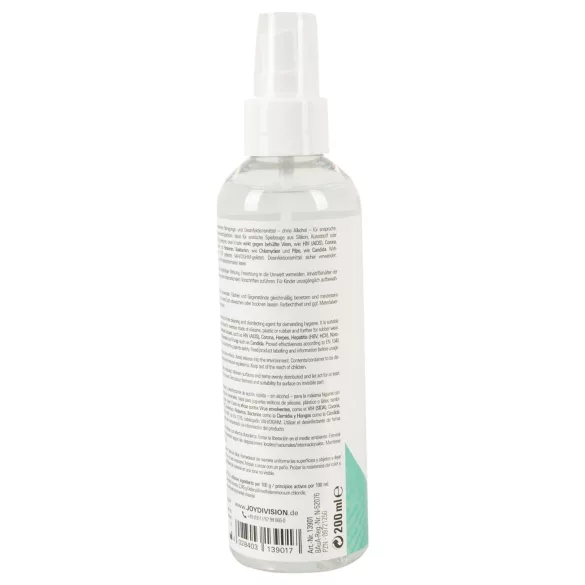 JoyDivision Clean Safe - spray disinfettante e detergente - 200ml