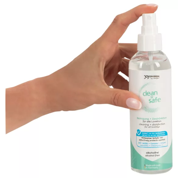 JoyDivision Clean Safe - spray disinfettante e detergente - 200ml