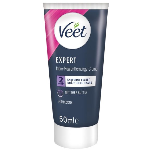Veet - crema depilatoria intima e mousse idratante per donne (2×50 ml)