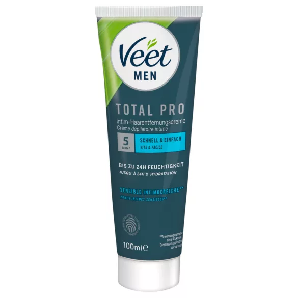Veet - crema depilatoria intima e balsamo per uomo (100 ml + 50 ml)