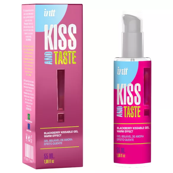 Intt Kiss and Taste - gel lubrificante effetto caldo - mora - 55ml