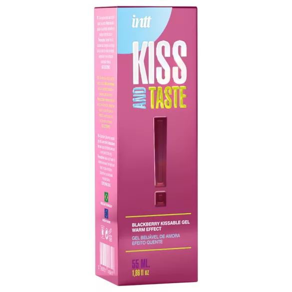 Intt Kiss and Taste - gel lubrificante effetto caldo - mora - 55ml
