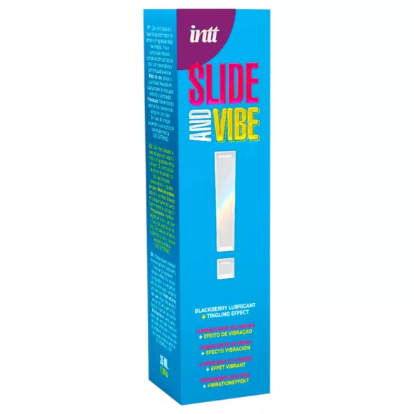 Intt - gel lubrificante intimo commestibile effetto stimolante - mora 35ml