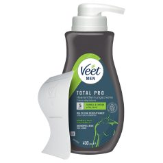 Veet - crema depilatoria uomo - pelle liscia - 400 ml