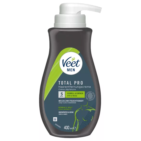 Veet - crema depilatoria uomo - pelle liscia - 400 ml