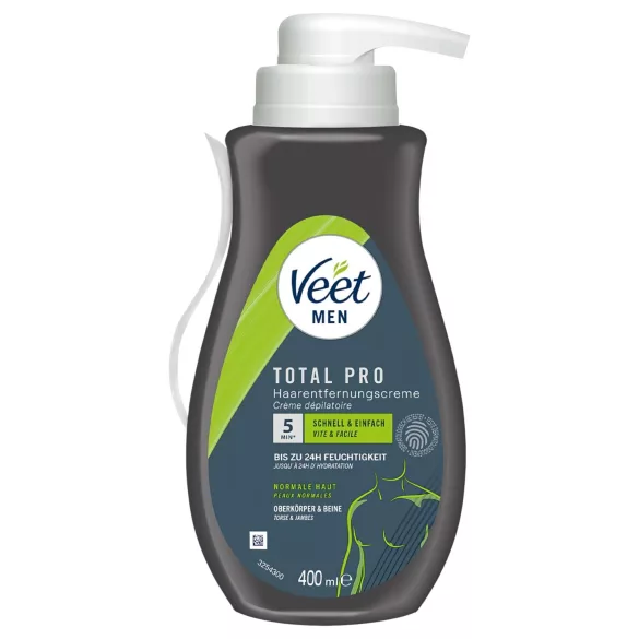 Veet - crema depilatoria uomo - pelle liscia - 400 ml