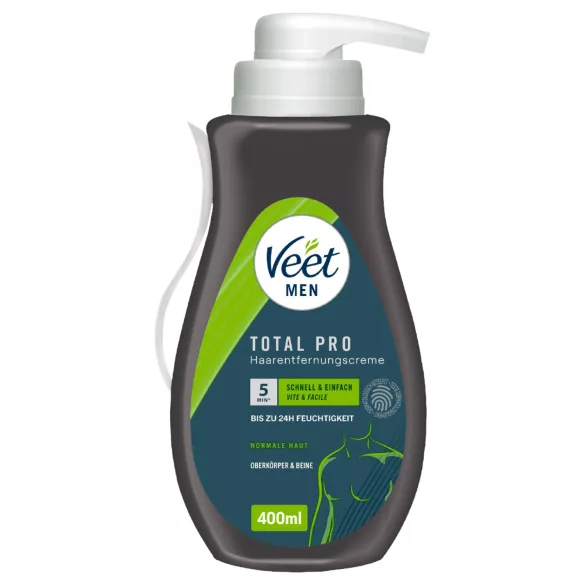 Veet - crema depilatoria uomo - pelle liscia - 400 ml