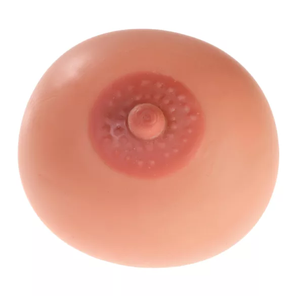 Palla antistress a forma di seno (color naturale)