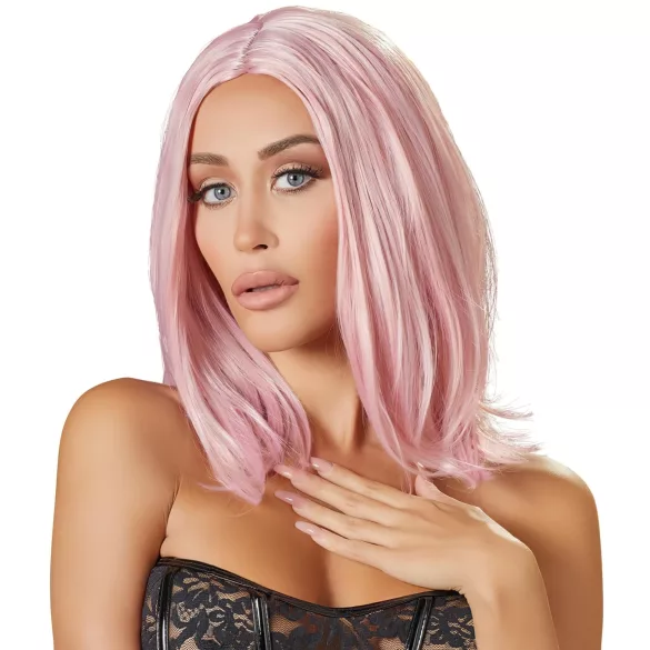 Cottelli - Parrucca bob media lunghezza - rosa