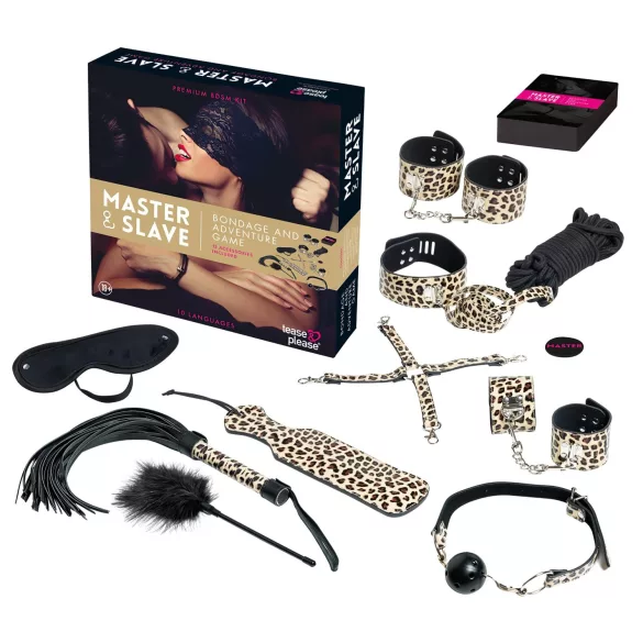 tease & please - Master & Slave - set avventura BDSM premium per coppie (13 pezzi)