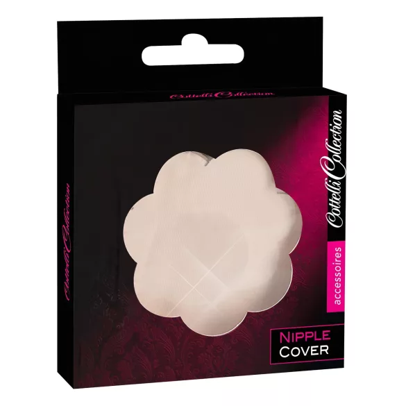 Cottelli - coprip capezzoli a fiore - colore naturale - confezione da 12