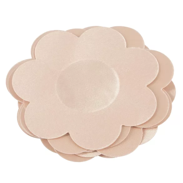 Cottelli - coprip capezzoli a fiore - colore naturale - confezione da 12