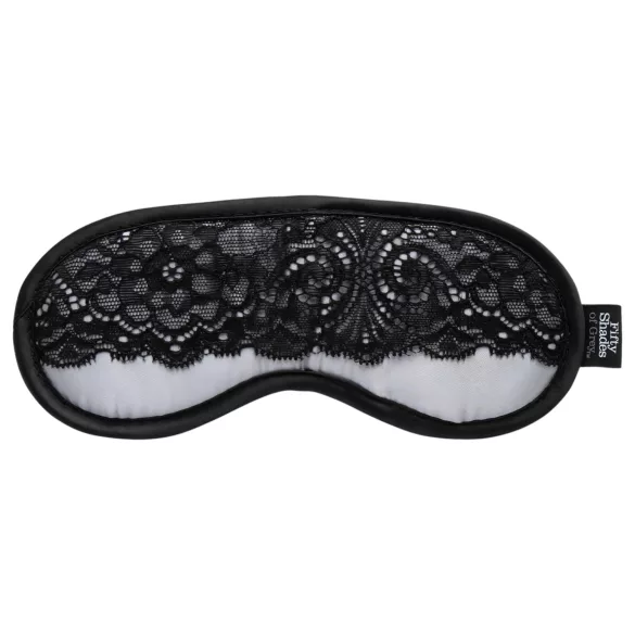 Fifty Shades of Grey - mascherina occhi satinata - argento