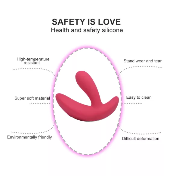 Cotoxo Saddle - vibratore prostatico con telecomando - rosso