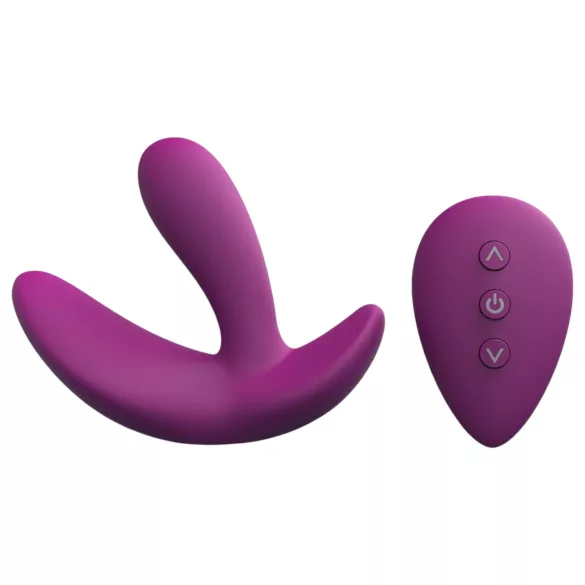 Cotoxo Saddle - vibratore prostatico con telecomando - viola