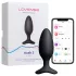 Lovense Hush 2 M - Vibratore anale controllato via app (45 mm, nero)