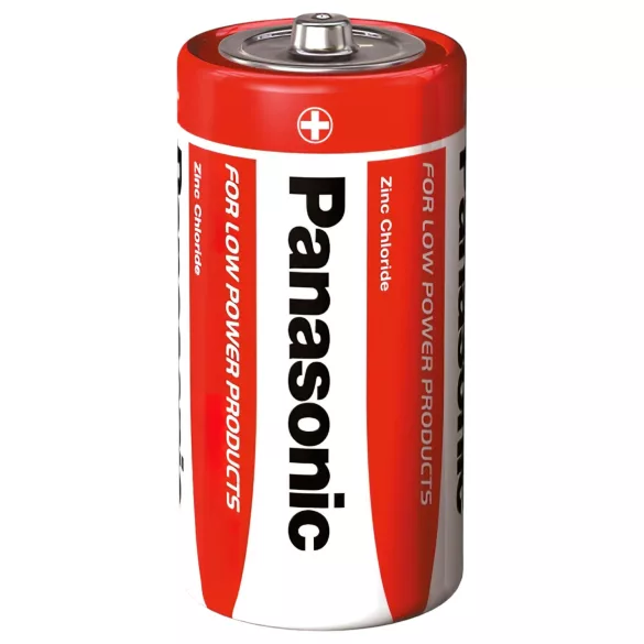 Panasonic - batteria formato C R14 - confezione 2 pezzi