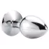 Sunfo - plug anale in metallo con gemma viola - argento