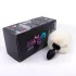 Sunfo - plug anale con coda di coniglio - nero bianco
