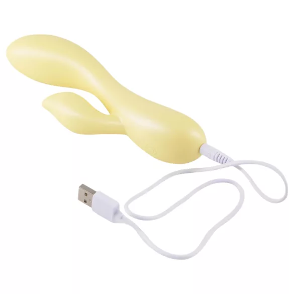 LP Jessica - vibratore intelligente con braccio clitorideo (giallo)
