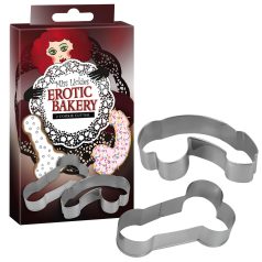 Set stampi biscotti - a forma di pene (2 pz)