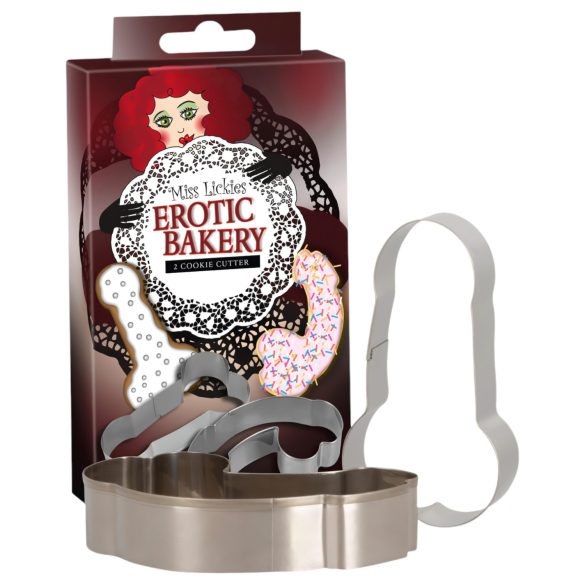 Set stampi biscotti - a forma di pene (2 pz)