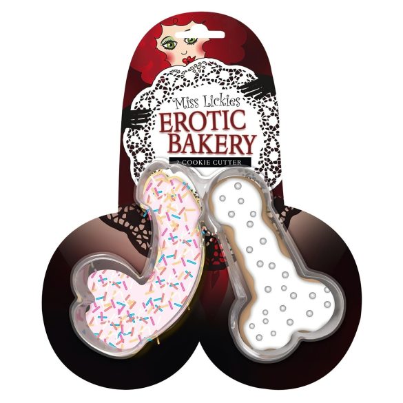 Set stampi biscotti - a forma di pene (2 pz)