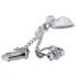 Intim ékszer - gioiello intimo a forma di cuore con strass - argento
