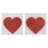 Adesivi brillanti per capezzoli - cuore