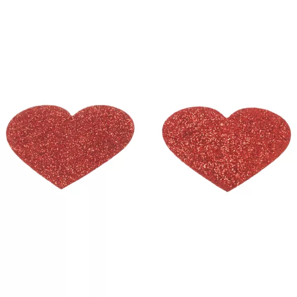 Adesivi brillanti per capezzoli - cuore