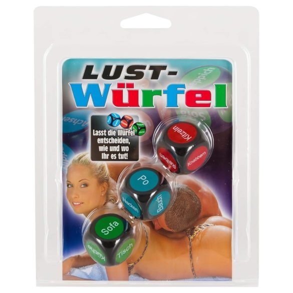 Dadi del sesso in tedesco (3 pezzi)