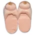 Pantofole in peluche naturali a forma di seno