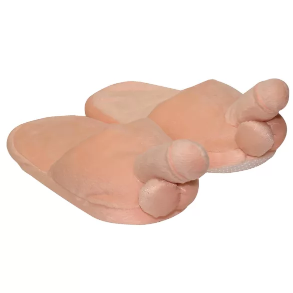 Pantofole peluche naturali a forma di pene