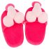 Pantofole peluche rosa a forma di pene