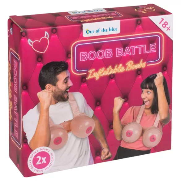 Boob Battle - gioco gonfiabile indossabile seno - colore naturale