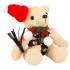 Bad Kitty - peluche orsetto BDSM natalizio