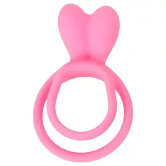   Pulselock Cocktura - anello per pene e testicoli con motivo a coniglietto (rosa)