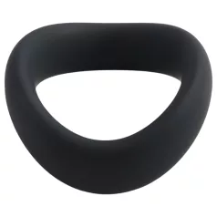   Pulselock Cocktura - anello per testicoli in silicone ritorto (nero) - 5 cm