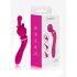 Lonely 2in1 - vibratore punto G e massaggiatore - 3 testine - silicone rosa