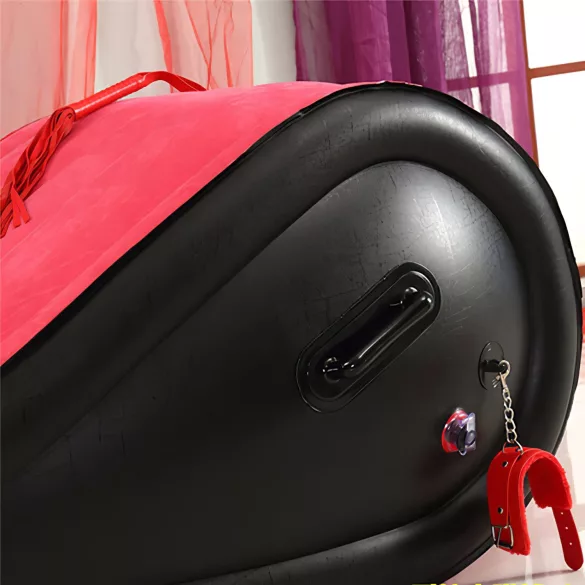 Magic Pillow - cuscino BDSM gonfiabile con manette - grande rosso