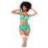 Mapalé - set di lingerie in pizzo (turchese) - L/XL