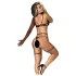 Mapalé - Trio di Lingerie con Spalline (Nero) - L/XL