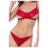 Mapalé - completo intimo con reggiseno aperto - rosso - L/XL