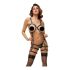 ZADO - body in pelle nera - L/XL